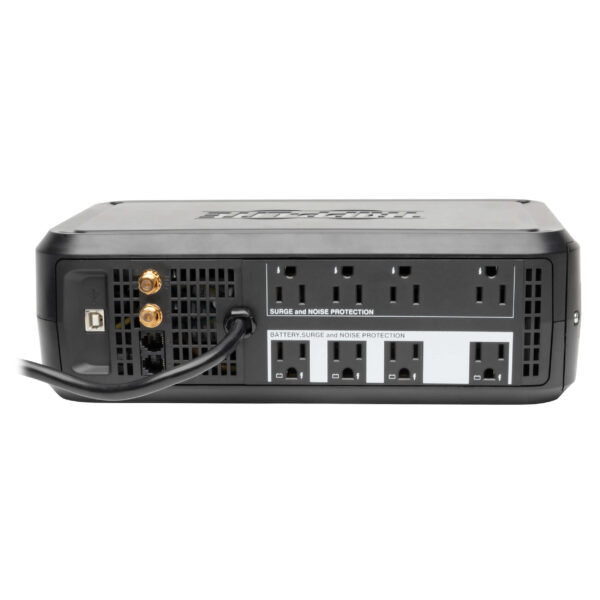 Tripp Lite SmartPro LCD 120V 1000VA 500W Line-Interactive UPS, AVR, Tower, USB, TEL/DSL/Coax Protection, 8 Outlets - Image 6